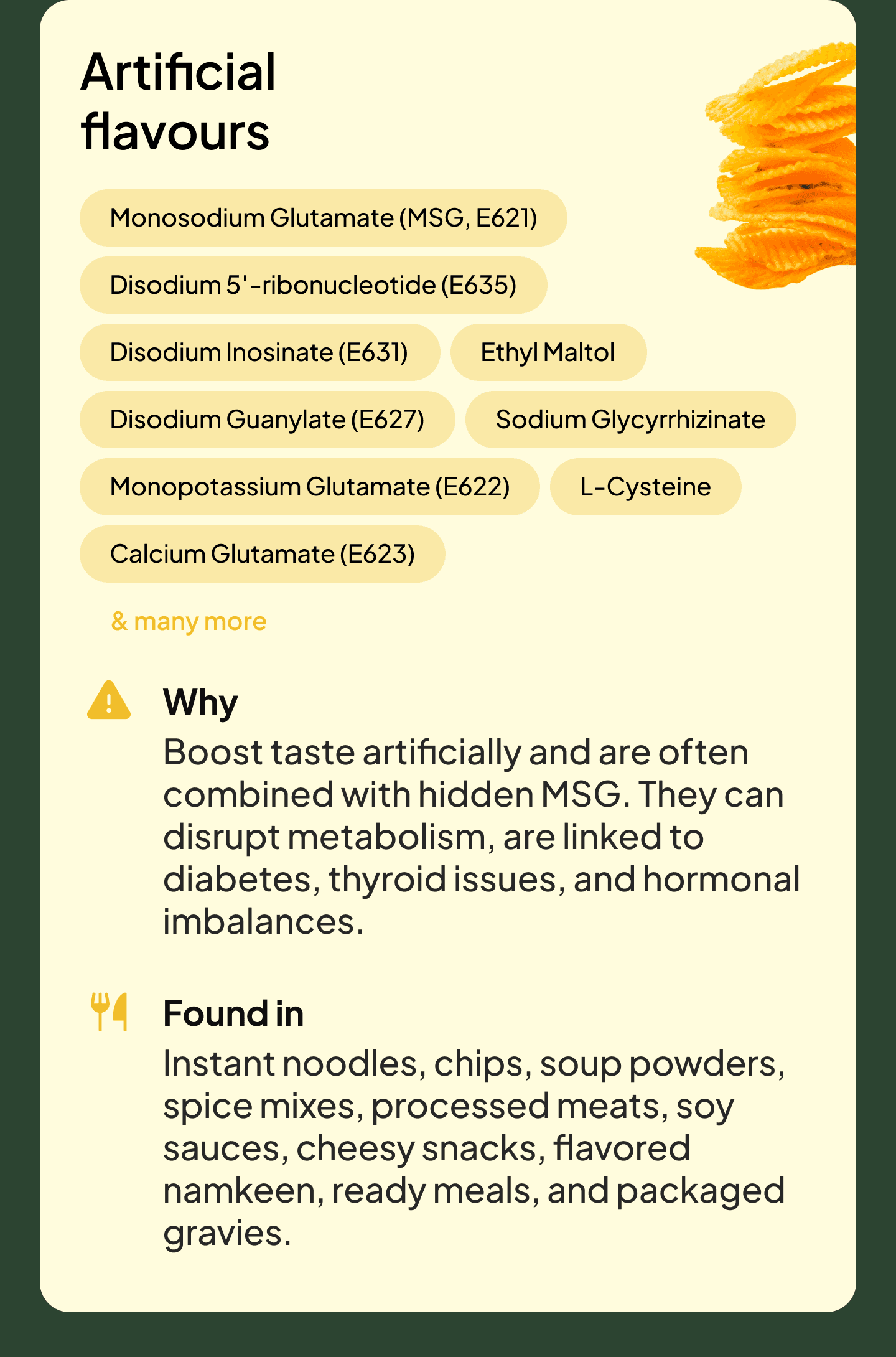 Banned ingredient information card 7
