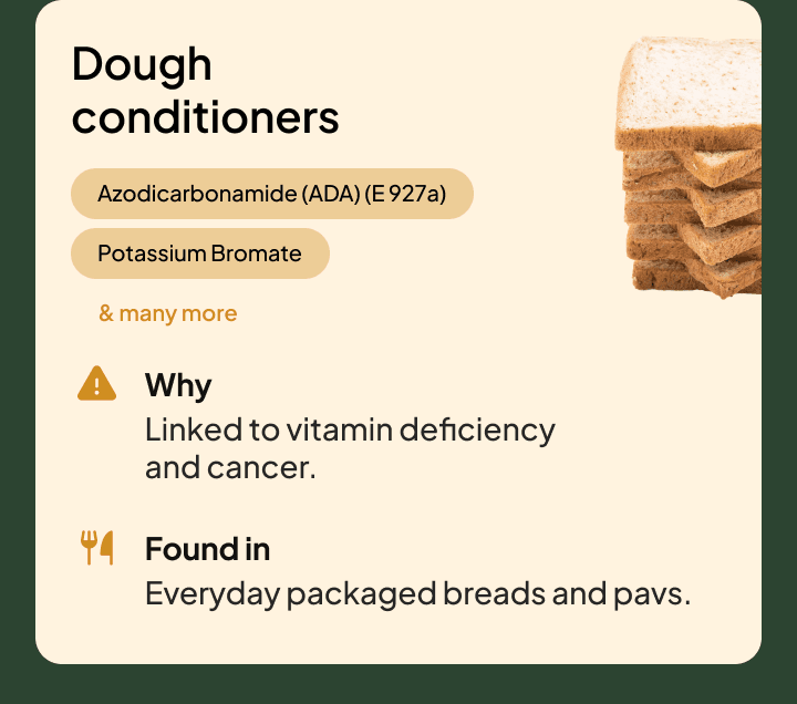 Banned ingredient information card 10