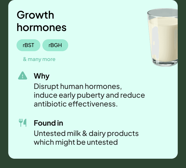 Banned ingredient information card 11